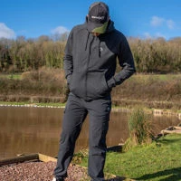 Matrix Charcoal Marl Zip Hoodies